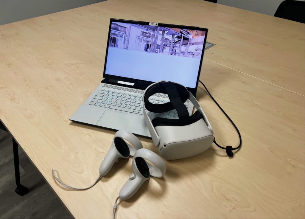 Dispositif de réalité virtuelle chez ETPACK